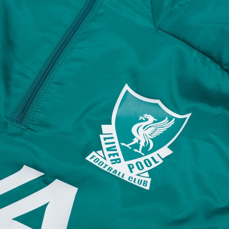 Liverpool Training Shirt Tiro 25 EU Winterized - Sea Green/Black/White - Men's-SoccerKits Hub | Buy Soccer Jerseys Online